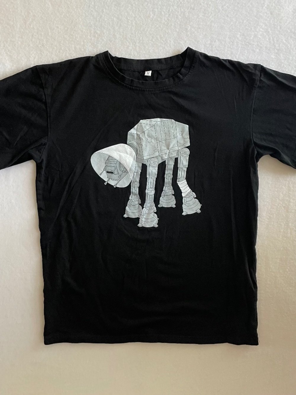 Star Wars AT-AT "Cone of Shame" Graphic Tee Black, Size Medium